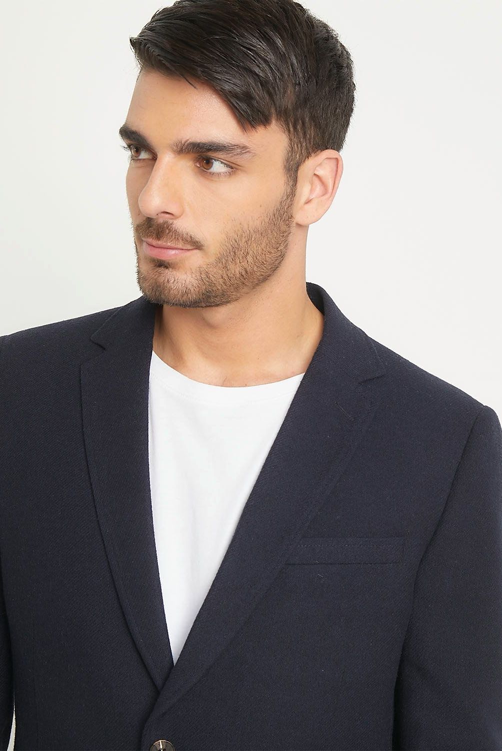 BASEMENT - Blazer Slim Fit Paño Hombre Basement
