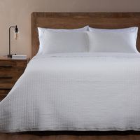 Cubrecama Sand Blanca 1.5 Plazas