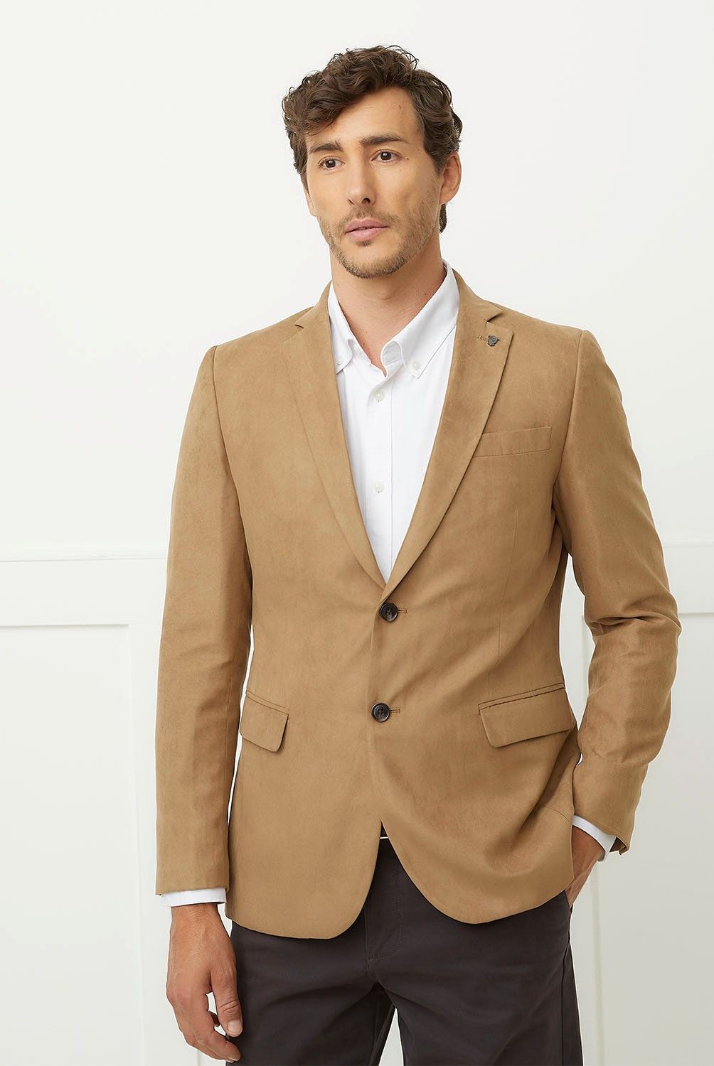 CHRISTIAN LACROIX - Blazer Suede Classic Fit Christian Lacroix