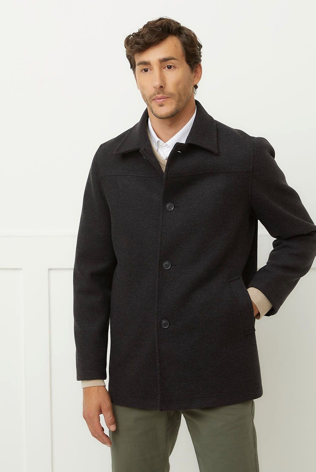 CHRISTIAN LACROIX - Abrigo Paño Hombre Christian Lacroix