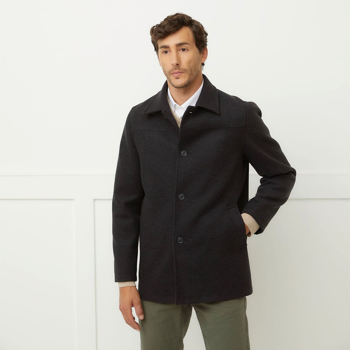 CHRISTIAN LACROIX - Abrigo Paño Hombre Christian Lacroix