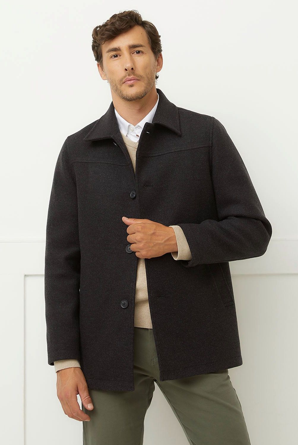 CHRISTIAN LACROIX - Abrigo Paño Hombre Christian Lacroix