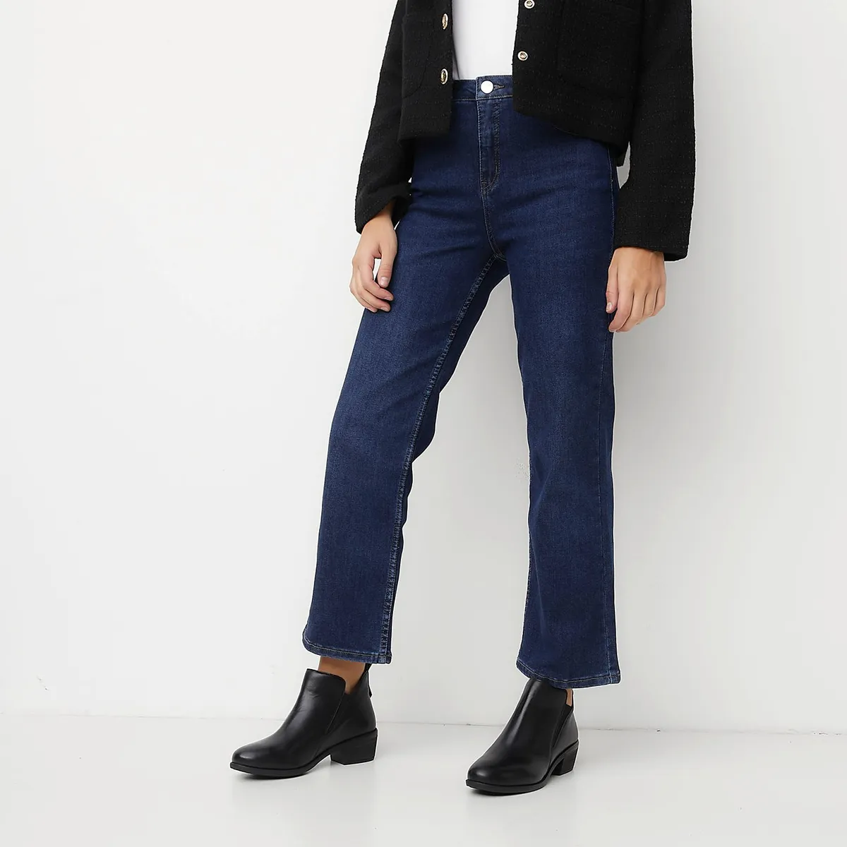 APOLOGY - Botín Mujer Cuero Negro Apology