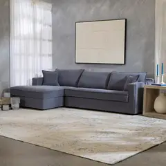 BASEMENT HOME - Sofá Seccional Izquierdo 4 Cuerpos America