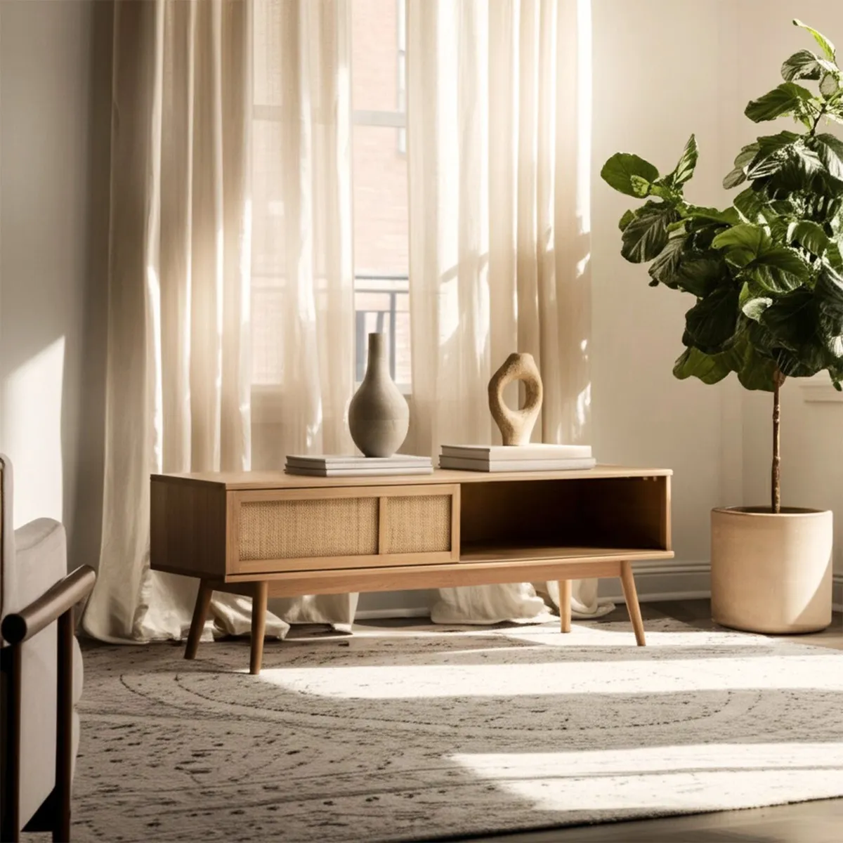 BASEMENT HOME - Rack Tv Bajo 60 Pulgadas Barrali 150 cm Basement Home