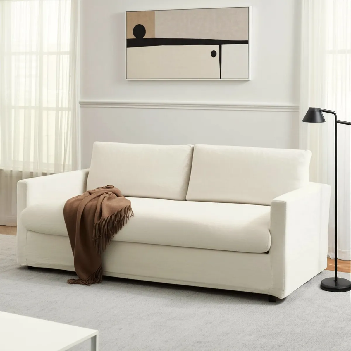 BASEMENT HOME - Sofá Pacific 3 Cuerpos Crudo Basement Home