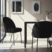 Par De Sillas Comedor Creston Negro