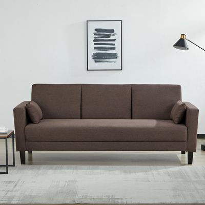 Imagen 2 del producto Sofá Cama Zuri 3 Cuerpos Café