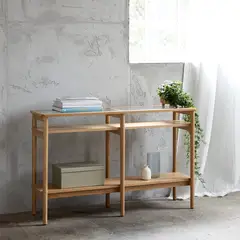 BASEMENT HOME - Arrimo Elba Natural Rectangular Madera Roble