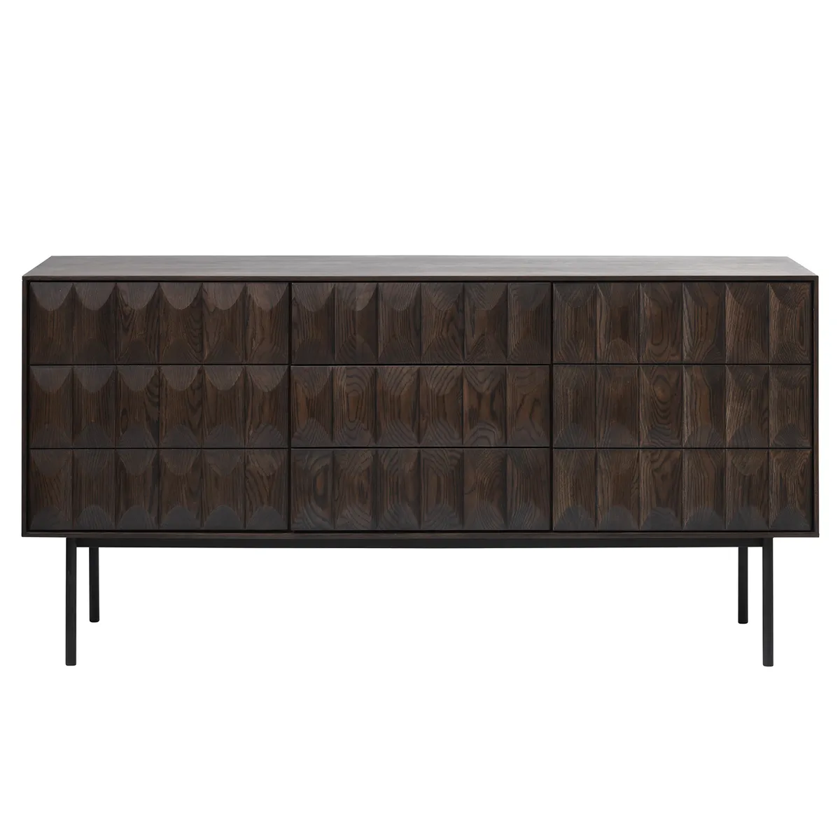 BASEMENT HOME - Buffet Latina Chocolate 2 Puertas 3 Cajones Basement Home