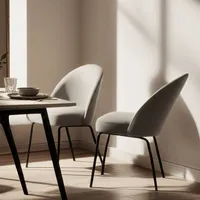 Par De Sillas Comedor Creston Gris