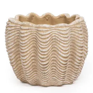 BASEMENT HOME - Jarrón Curvas 18Cm