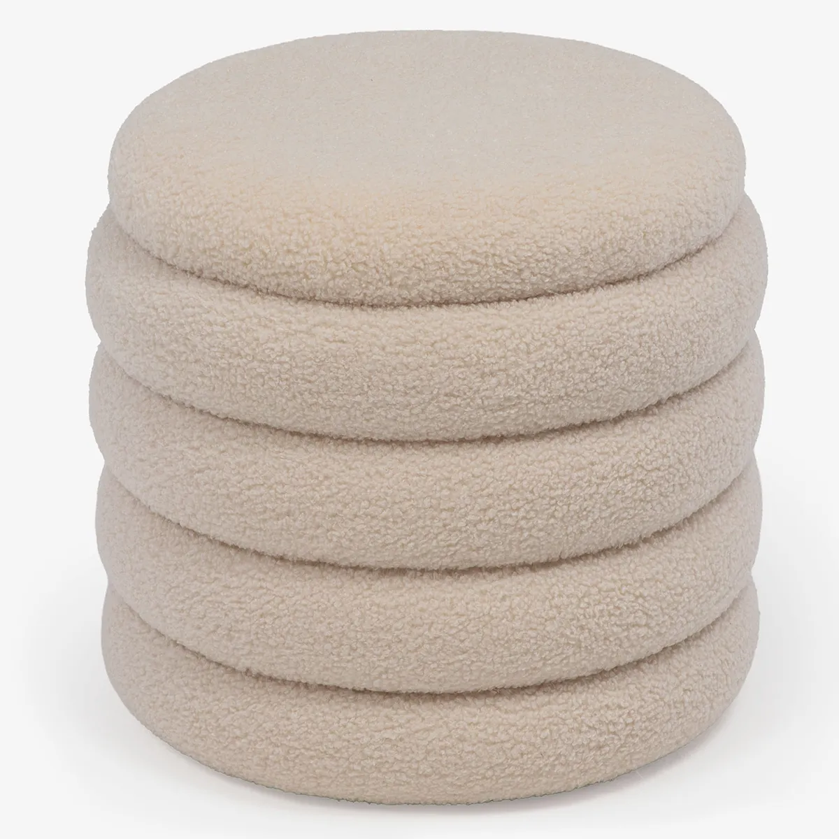 ROBERTA ALLEN - Pouff Curva Blanco 40Cm Roberta Allen