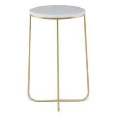 BASEMENT HOME - Mesa Red Pie Marmol Gold 55Cm