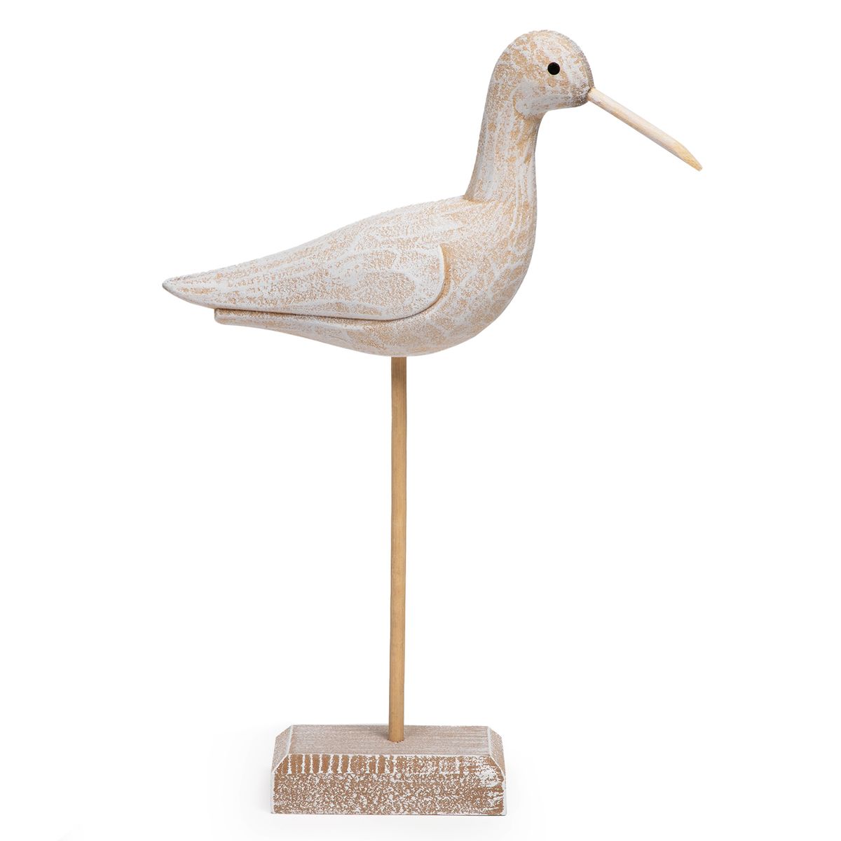 BASEMENT HOME - Adorno Decorativo Pedestal Pájaro 30 Cm Coastal Basement Home