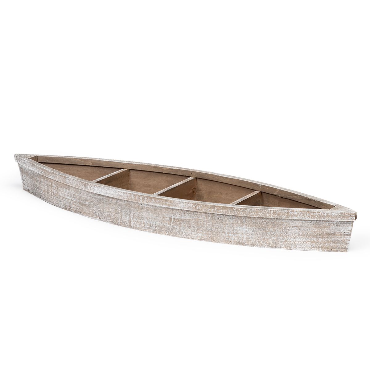 BASEMENT HOME - Adorno Decorativo Canoa Madera 75X41X48 Cm Coastal Basement Home