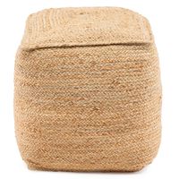 Pouff Jute 40X40Cm