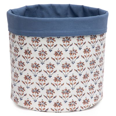 Imagen 2 del producto Canasto Tela Flores 30X32Cm