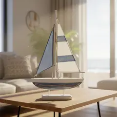 BASEMENT HOME - Barco Azul 27X6X42Cm