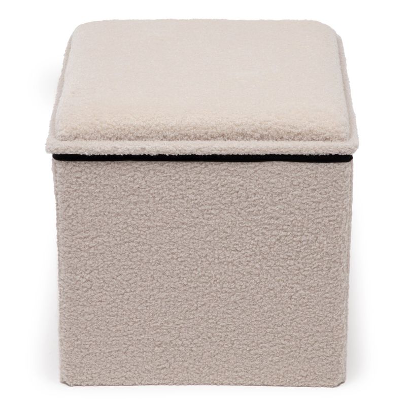 MICA - Pouff Plegable Teddy con bandeja 40 cm Mica