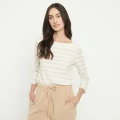 APOLOGY - Polera Manga Larga Algodón Mujer