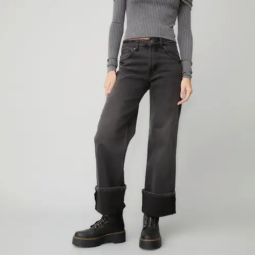 AMERICANINO - Jeans Wide Leg Tiro Alto Mujer