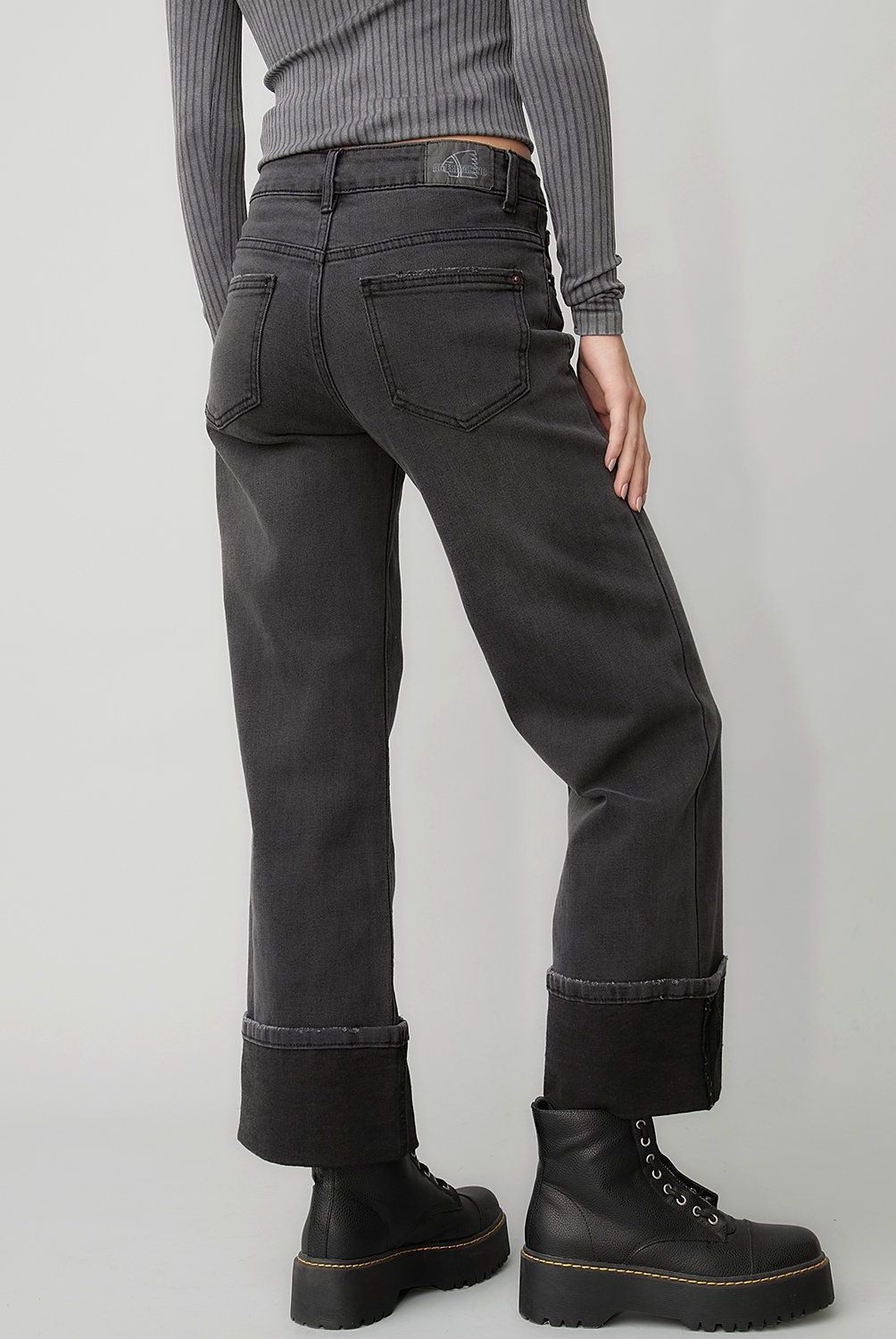 AMERICANINO - Jeans Wide Leg Tiro Alto Mujer Americanino