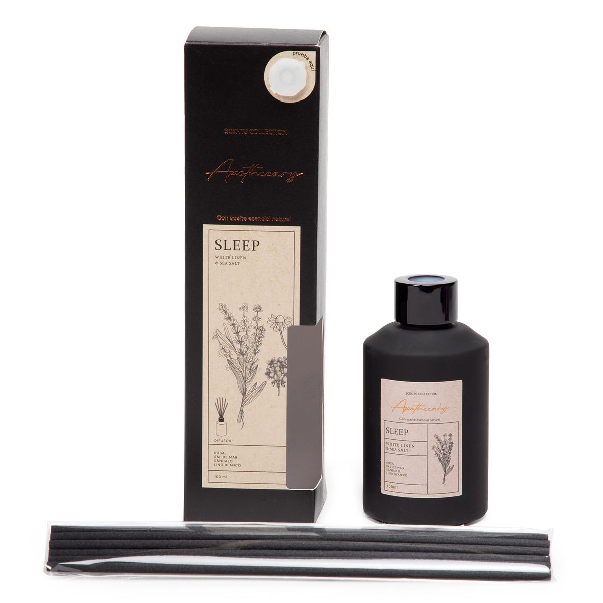 BASEMENT HOME - Difusor Con Varillas De Aroma White Linen & Sea Salt 100 Ml Basement Home