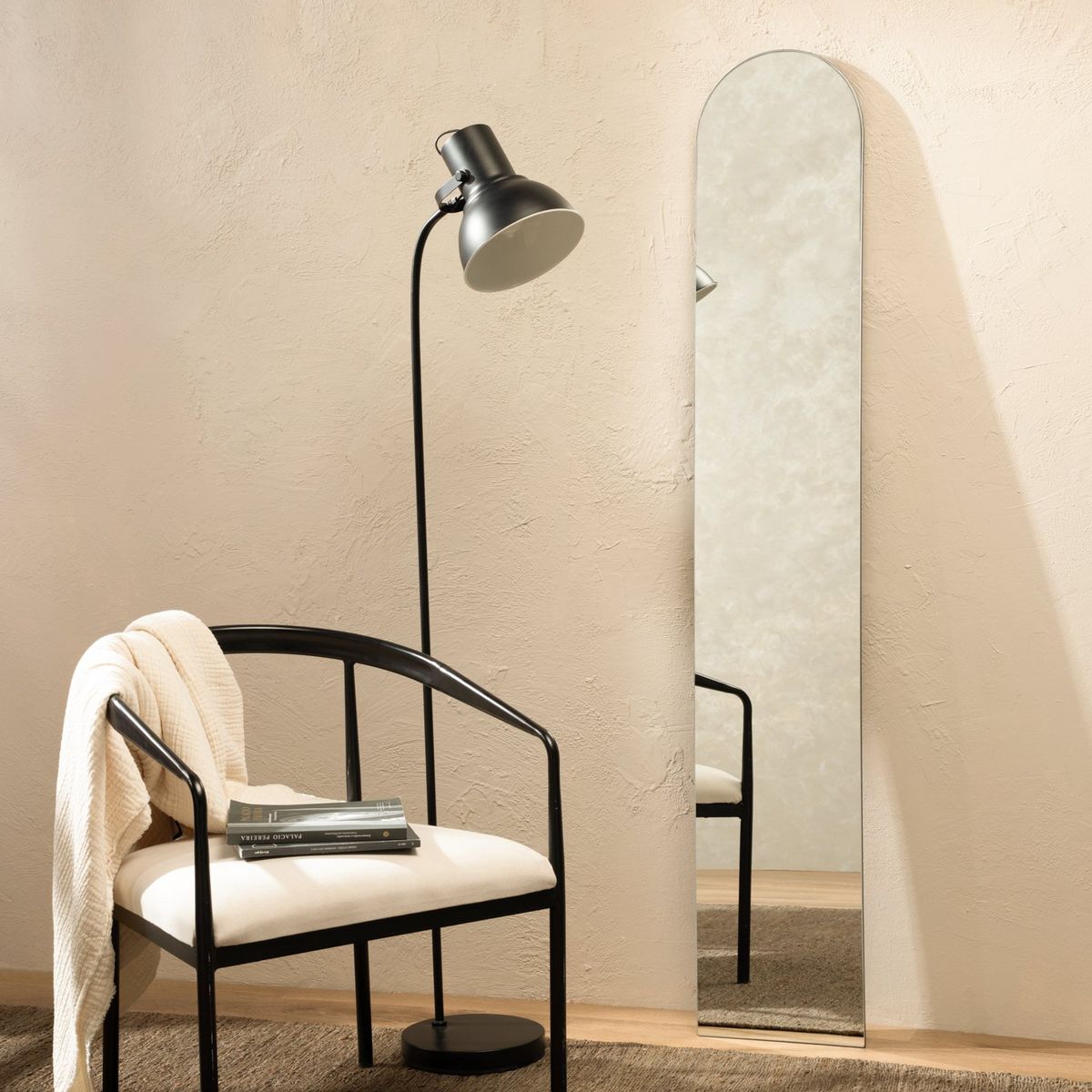 BASEMENT HOME - Espejo De Pie Rectangular Con Arco 30X175 Cm Basement Home