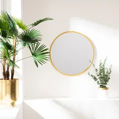 MICA - Espejo Redondo Marco Metal