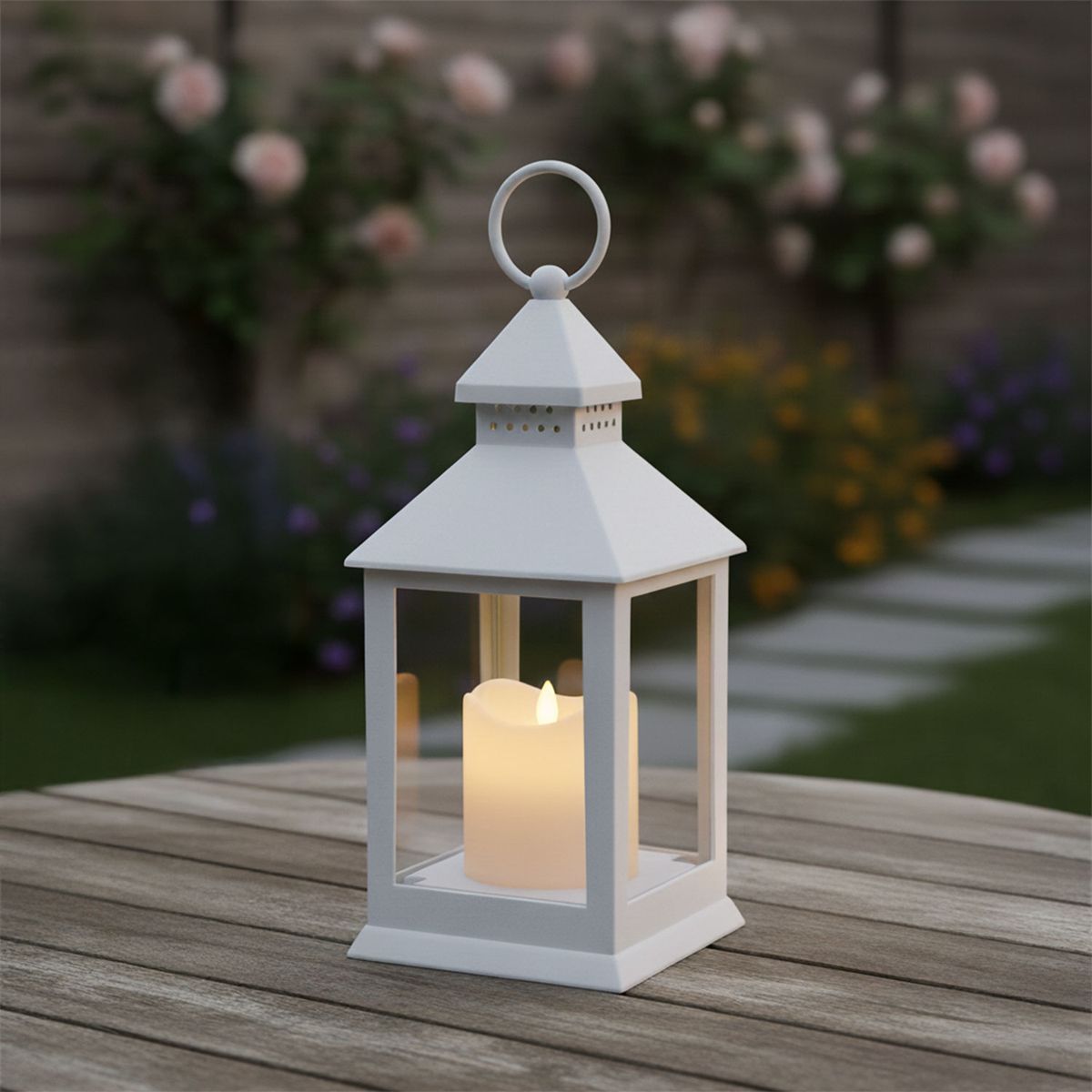 MICA - Farol 24 Cm Adorno Decorativo Mica