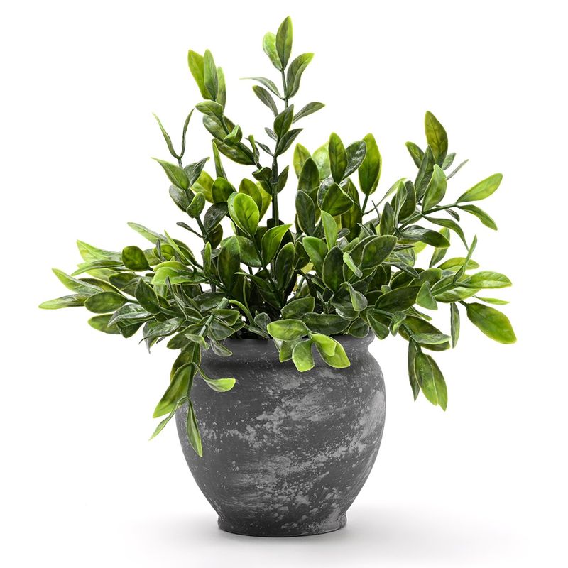 MICA - Planta Pot Cerámica Gris 26.7Cm Mica