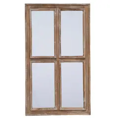 ROBERTA ALLEN - Espejo Ventana Madera 90Cm