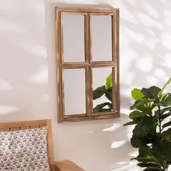 ROBERTA ALLEN - Espejo Ventana Madera 90Cm