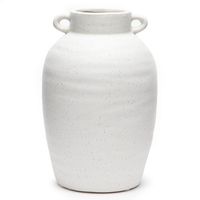 Jarrón Blanco 16X16X25Cm