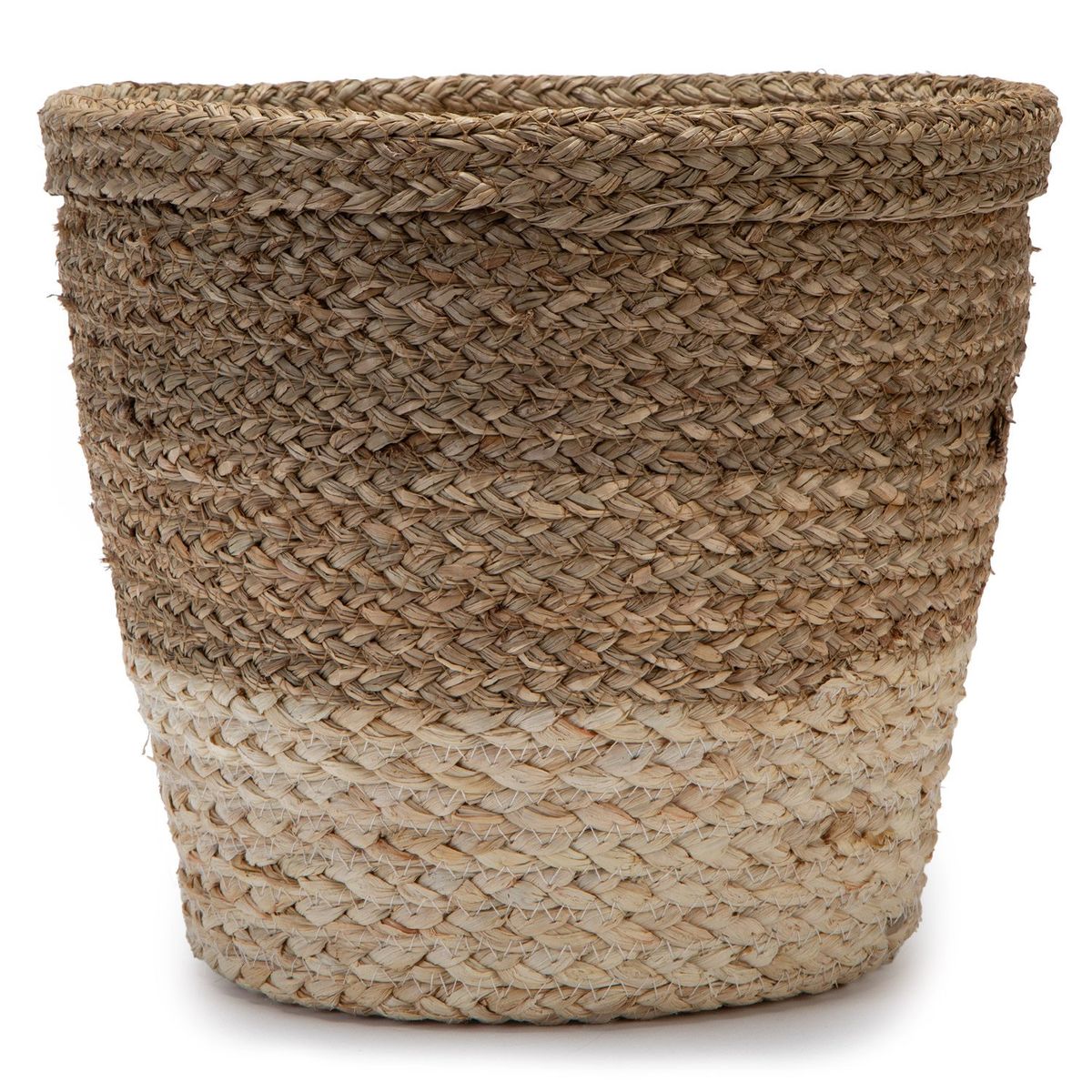 MICA - Canasto Fibra Natural Rush Adorno Decorativo Mica