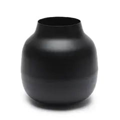 BASEMENT HOME - Jarrón Negro 24 Cm