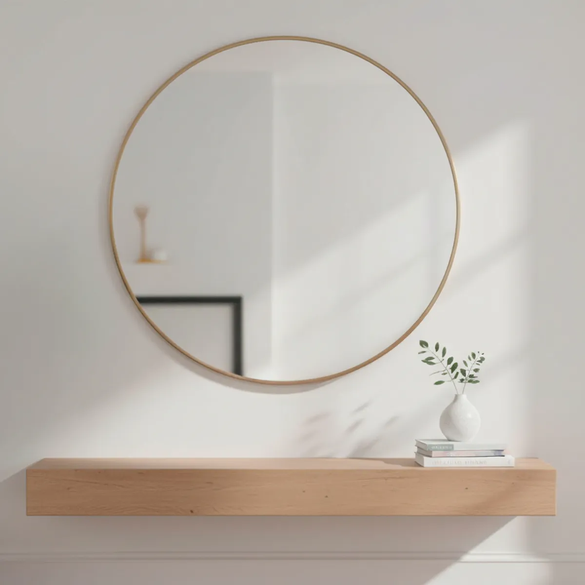 BASEMENT HOME - Espejo Redondo Marco Metálico Basement Home