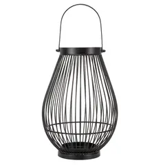 BASEMENT HOME - Fanal Negro Rejas 24Cm