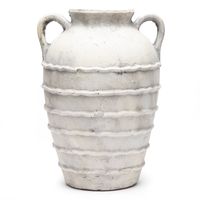 Jarrón Decorativo 20Cm Blanco