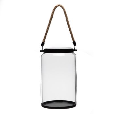 Imagen 2 del producto Fanal Vidrio Cuerda 25 Cm Farol Adorno Decorativo