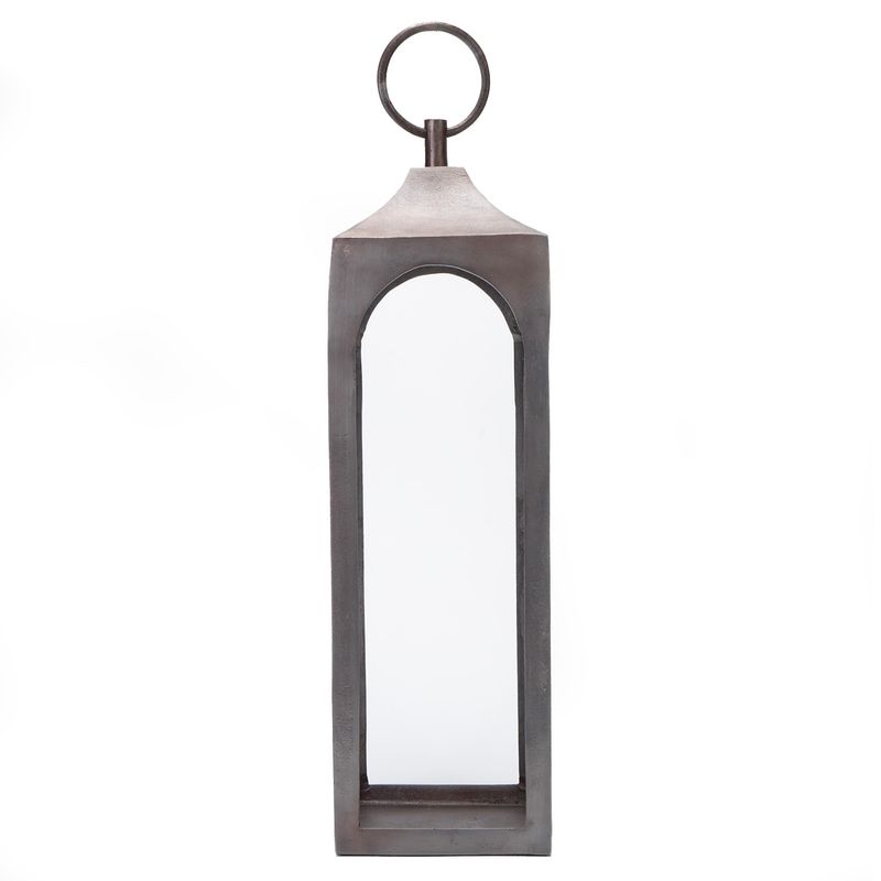 CASA CANTABRIA - Farol Rectangular Negro 50Cm Casa Cantabria