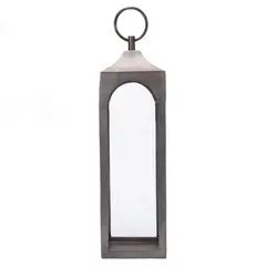 CASA CANTABRIA - Farol Rectangular Negro 50Cm