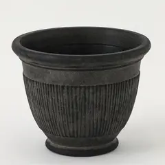 BASEMENT HOME - MACETA POLY 35X28CM GRIS