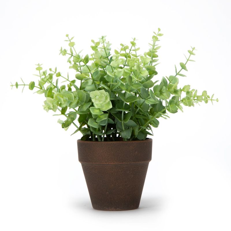 MICA - Planta Pot Papel Mache Gris 24.7Cm Mica