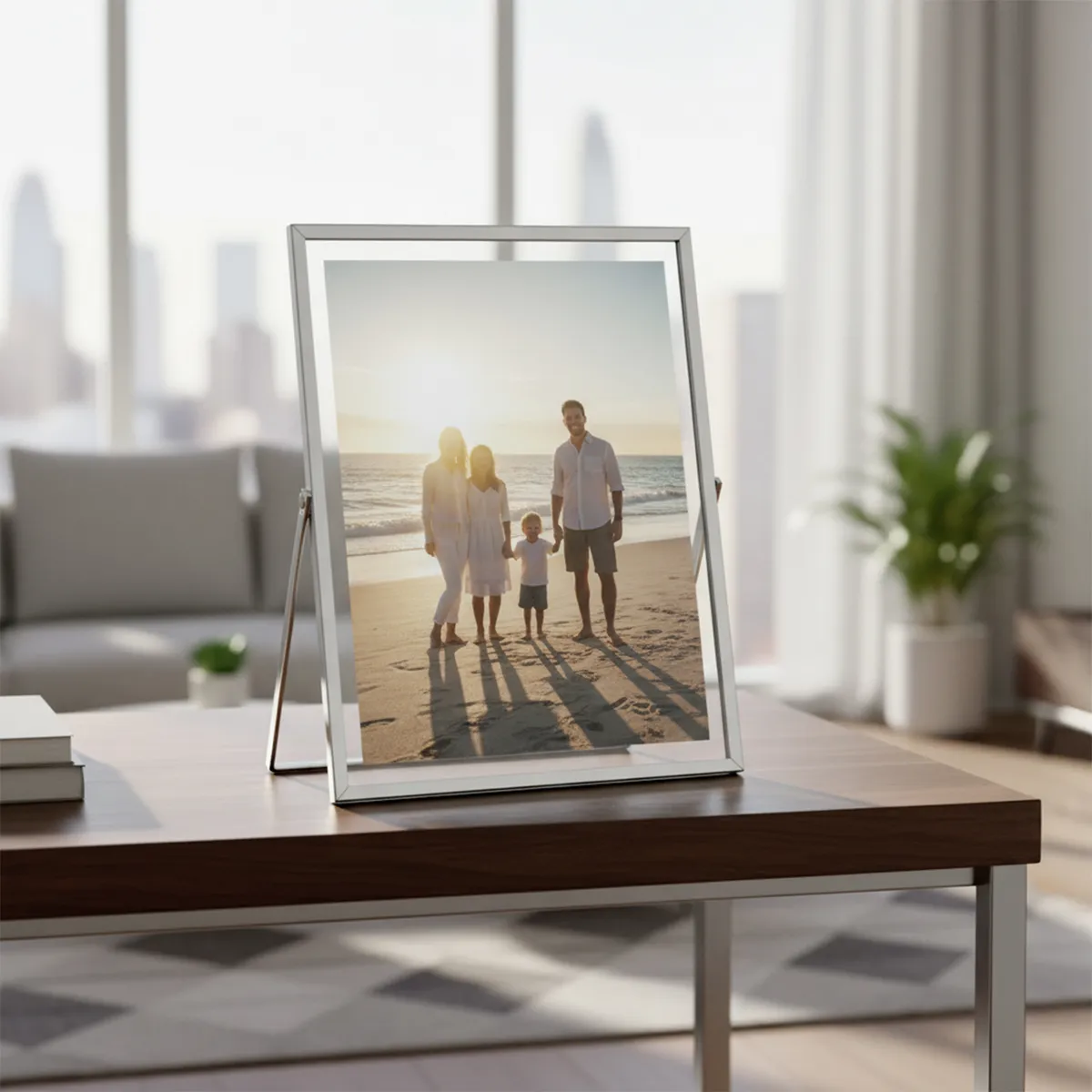 BASEMENT HOME - Marco De Foto Metal Gris 13X18 Cm Basement Home