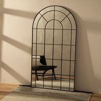 Espejo De Pared Arco Negro 98X180 cm Decorativo