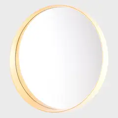 MICA - Espejo Redondo Dorado 70 Cm