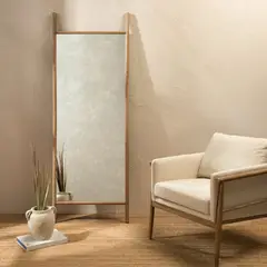 BASEMENT HOME - Espejo De Pie MaDera 66X180 cm Decorativo De Pared
