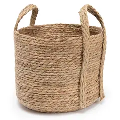 MICA - Canasto de Junco de Mar Rush 31x25 cm